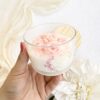 Vela Aromáticas 100g c/ flor desmoldada - Personalizada