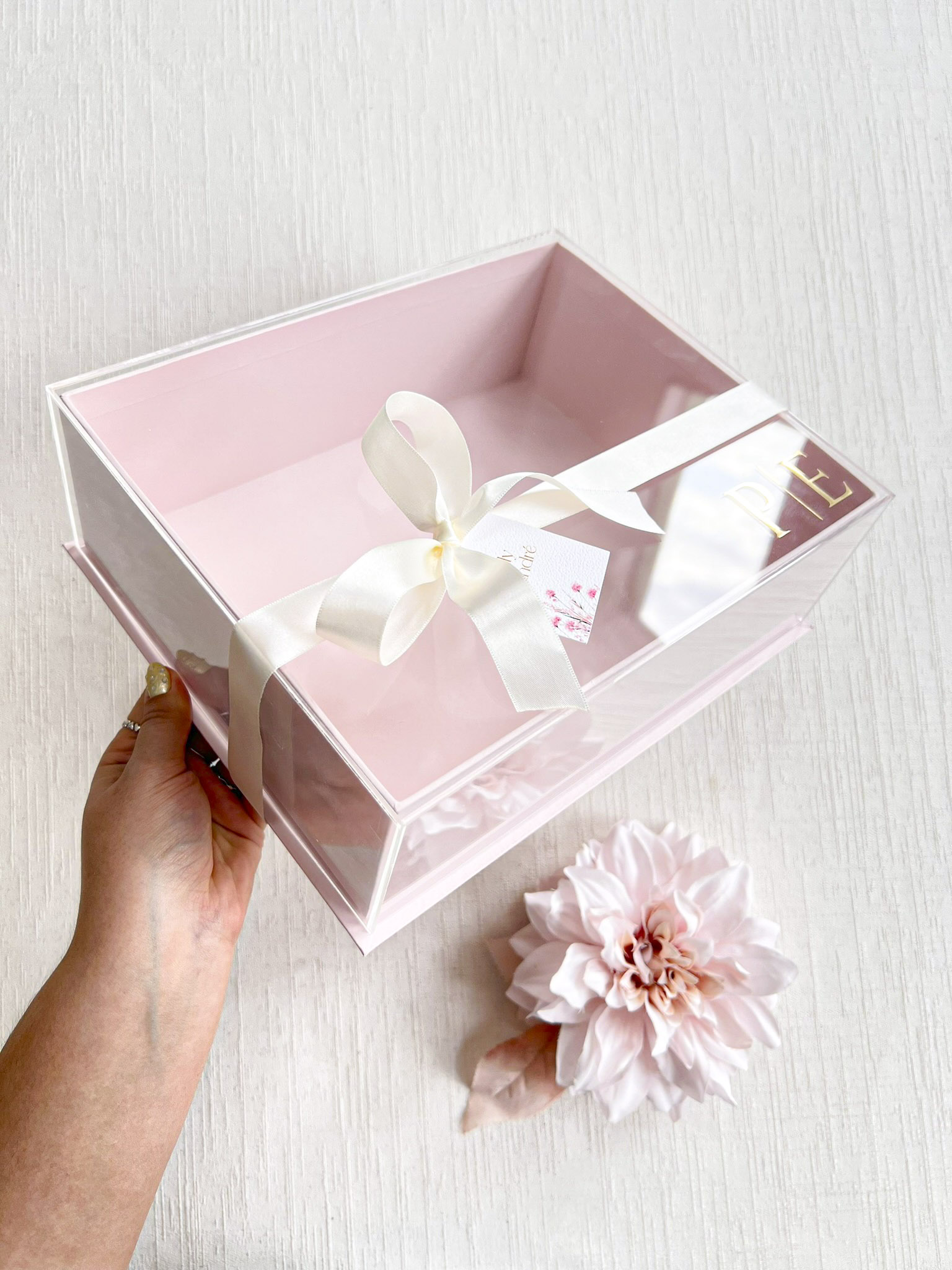 Caixa Tampa Acrílica - 20x25x8 - Avulsa