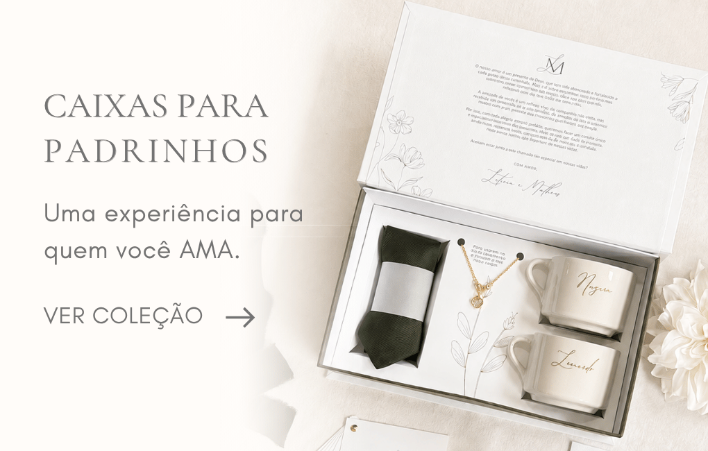 Caixa para padrinhos